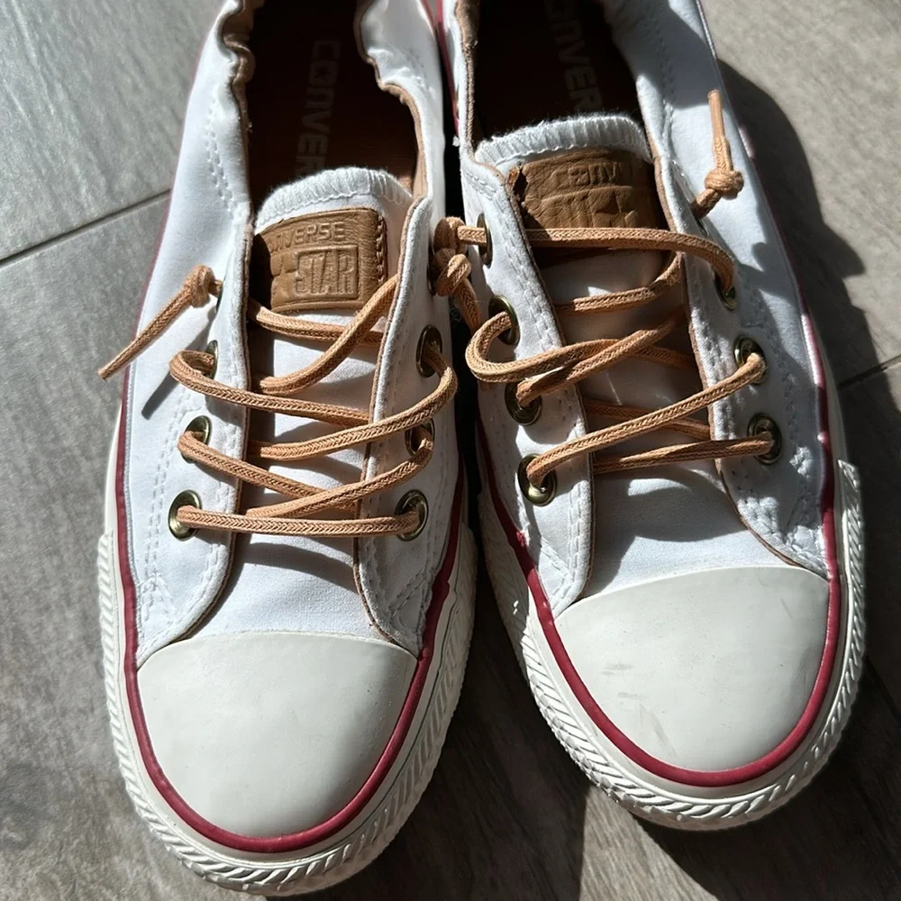 Converse Chuck Taylor All Star Shoreline Slip shoes - biscuit with tan laces - Picture 8 of 12